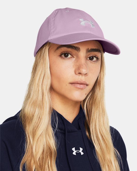 หมวกแก๊ปแบบปรับได้ UA Blitzing สำหรับผู้หญิง in Purple image number 2